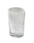 Missoni Home Water Glass NASTRI Set of 6  Transparent 9.8 oz, H 4.75"