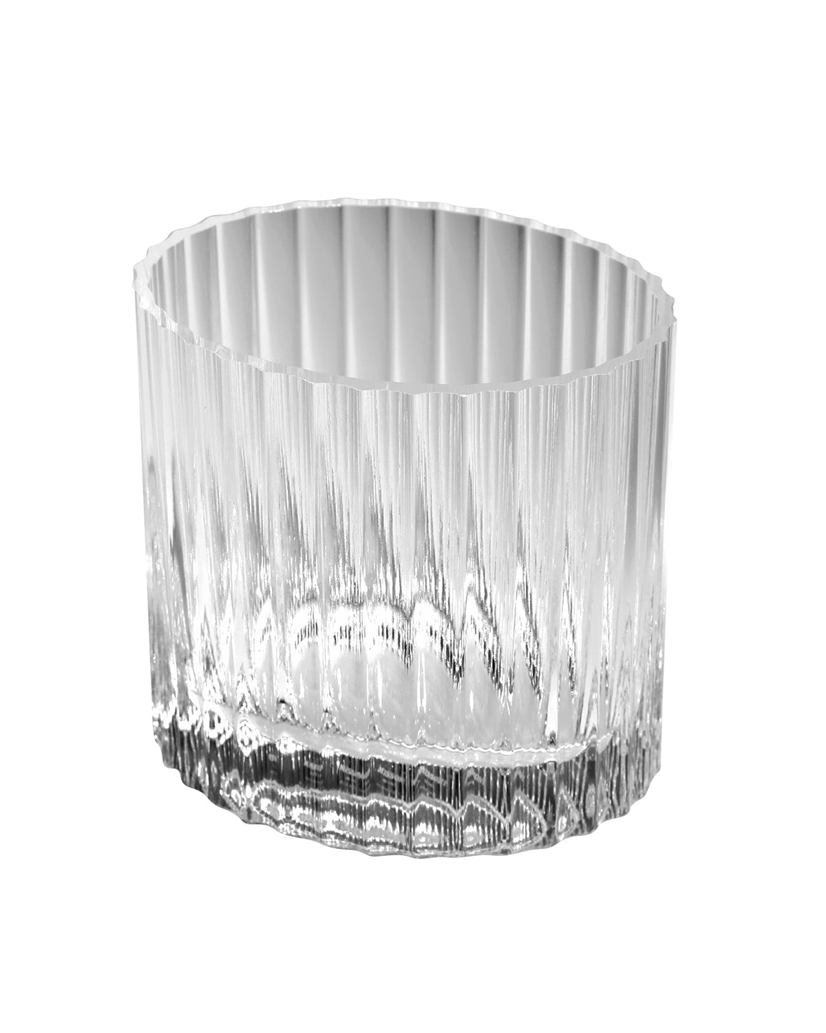 Missoni Home Wine Glasses NASTRI Set of 6  Transparent 10 oz, H 3.3"