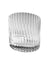 Missoni Home Wine Glasses NASTRI Set of 6  Transparent 10 oz, H 3.3"