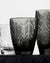 Missoni Home Water Glass ZIG ZAG Set of 6  Grey 11.8 oz, diam. 3.3", H 4"