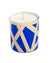 Missoni Home Scented Candle NASTRI 220 g  Bicolore 2 Blue diam. 3.3", H 3.5"