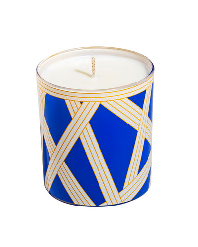 Missoni Home Scented Candle NASTRI 220 g  Bicolore 2 Blue diam. 3.3", H 3.5"