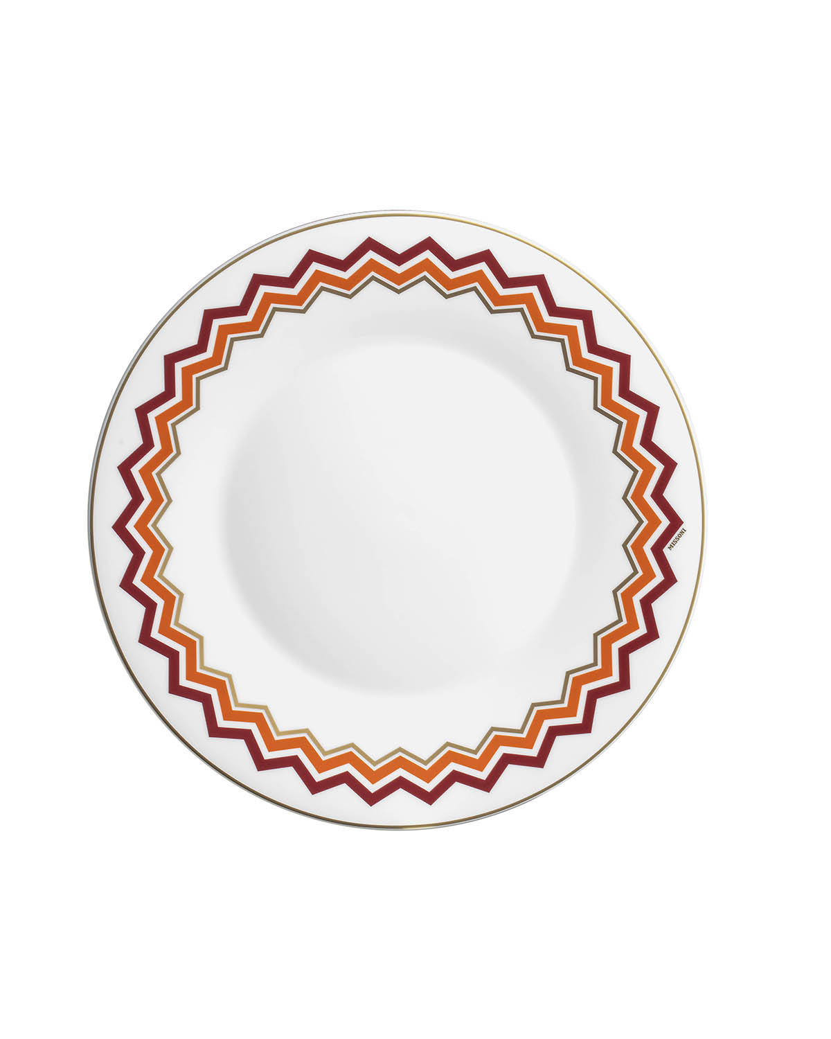Missoni Home Dinner Plates ICONIC Set of 2 diam. 10.75
