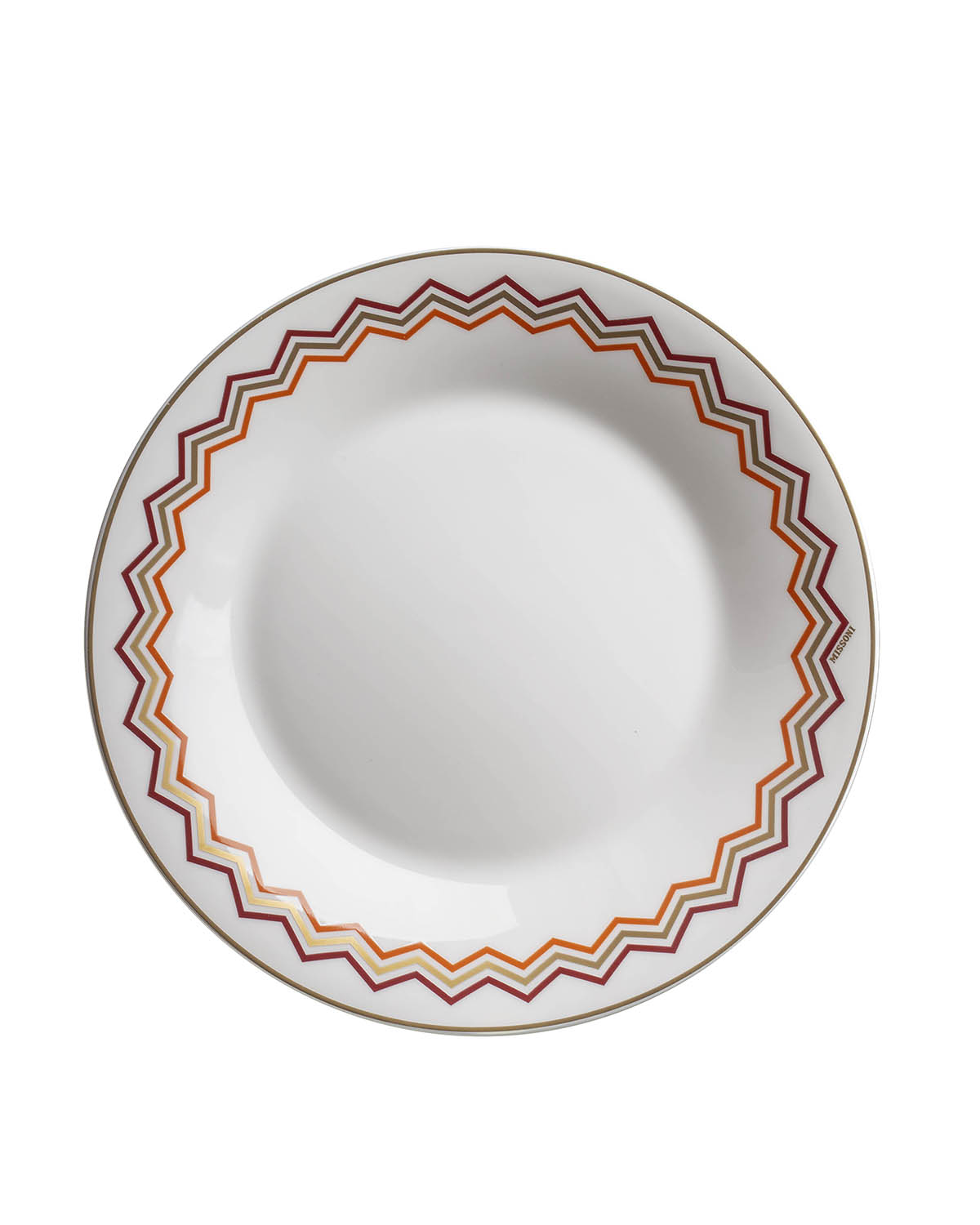Missoni Home Soup Plates ICONIC Set of 2 diam. 8.5"