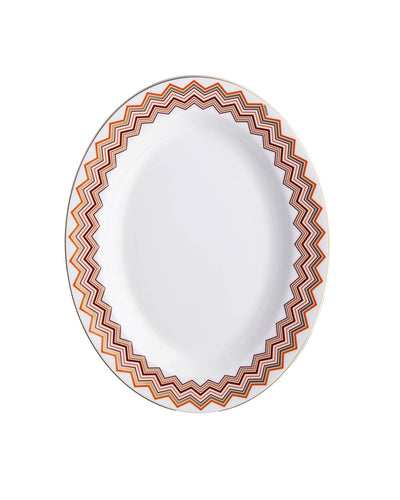 Missoni Home Oval Dish ICONIC diam. 14"