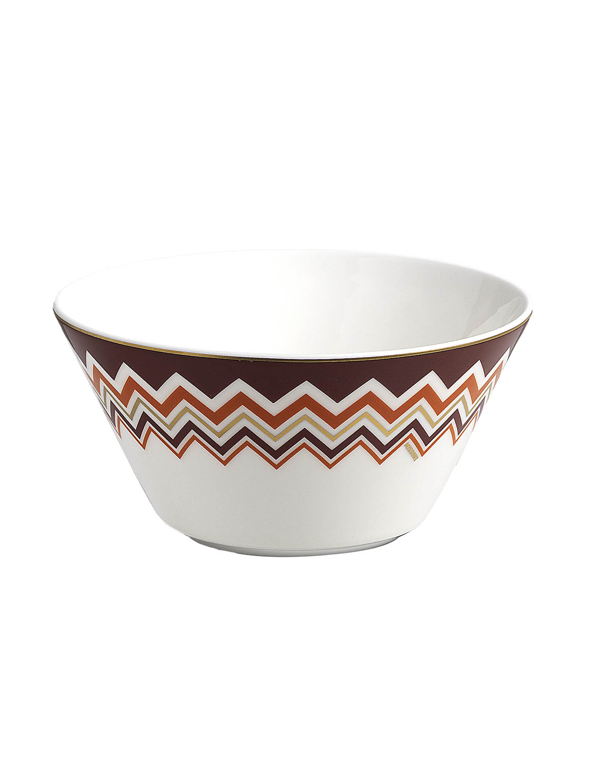 Missoni Home Fruit Bowls ICONIC Set of 2  diam. 5", H 2.5"