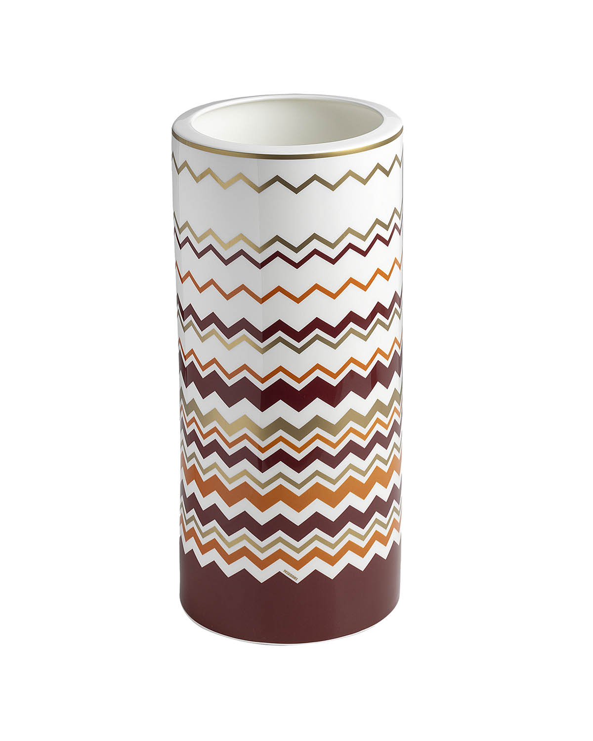 Missoni Home High Vase ICONIC diam. 6.3", H 14"