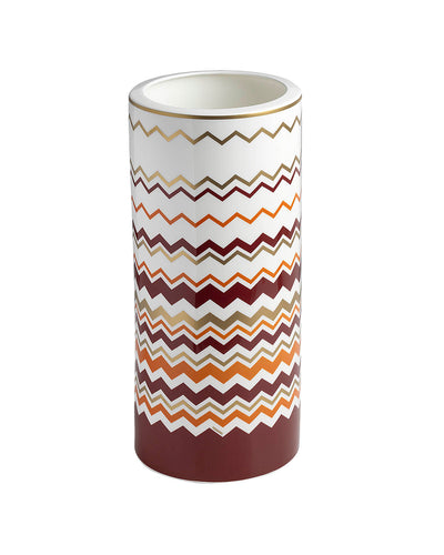 Missoni Home High Vase ICONIC diam. 6.3", H 14"