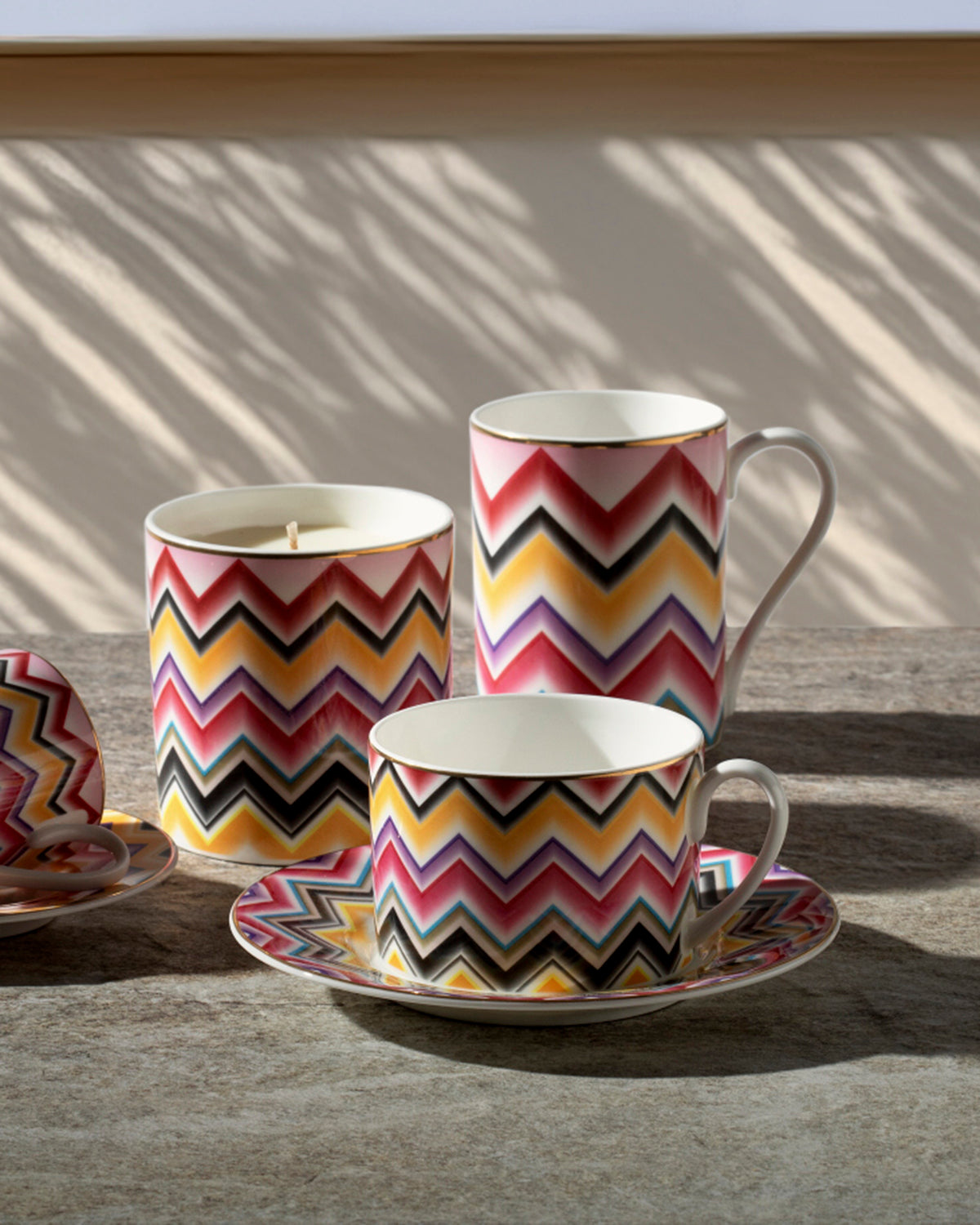 MARRAKECH Luxury box Set 6 Pcs. Coffee Cup & Saucer - Ø 6 X H 6,1 Cm Cap. 12 Cl. - S.12 Cm
