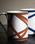 Missoni Home Mug Cup NASTRI in Luxury Box Beige diam. 3", H 3.9", cap. 12.5 oz