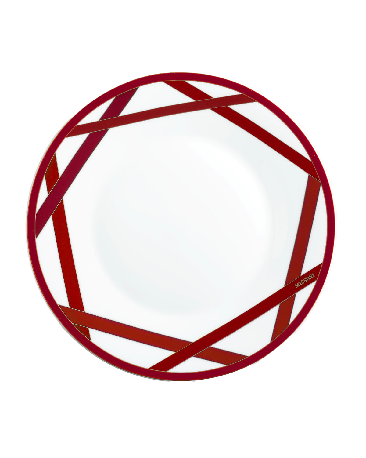 Dinner Plate NASTRI BORDEAUX Set of 2  - Ø 27,5 Cm
