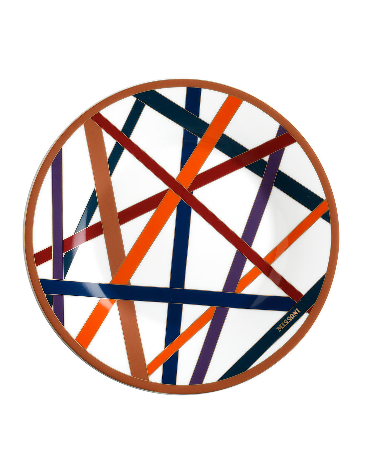 Missoni Home Dessert Plates NASTRI Set of 2  Multicolor diam. 8.5"