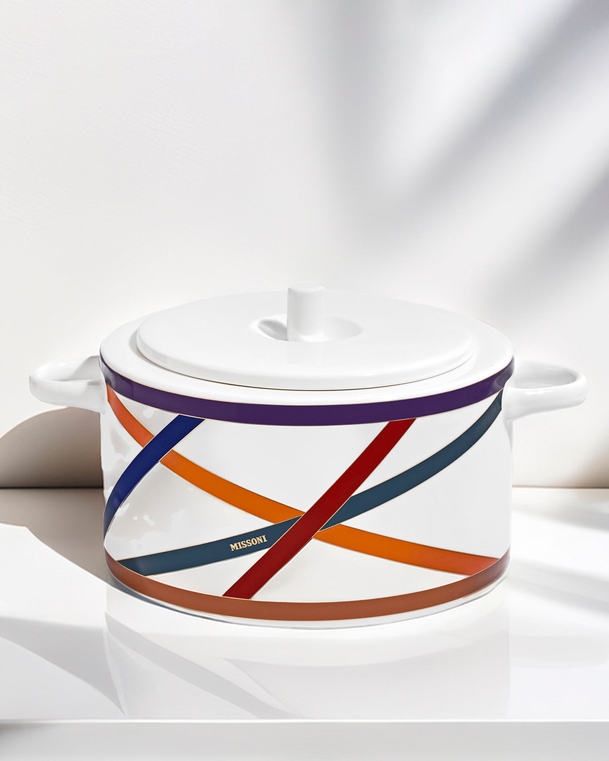 NASTRI MULTICOLOR Soup Tureen - 31,5 x 21,8 x H. 15,2 Cm