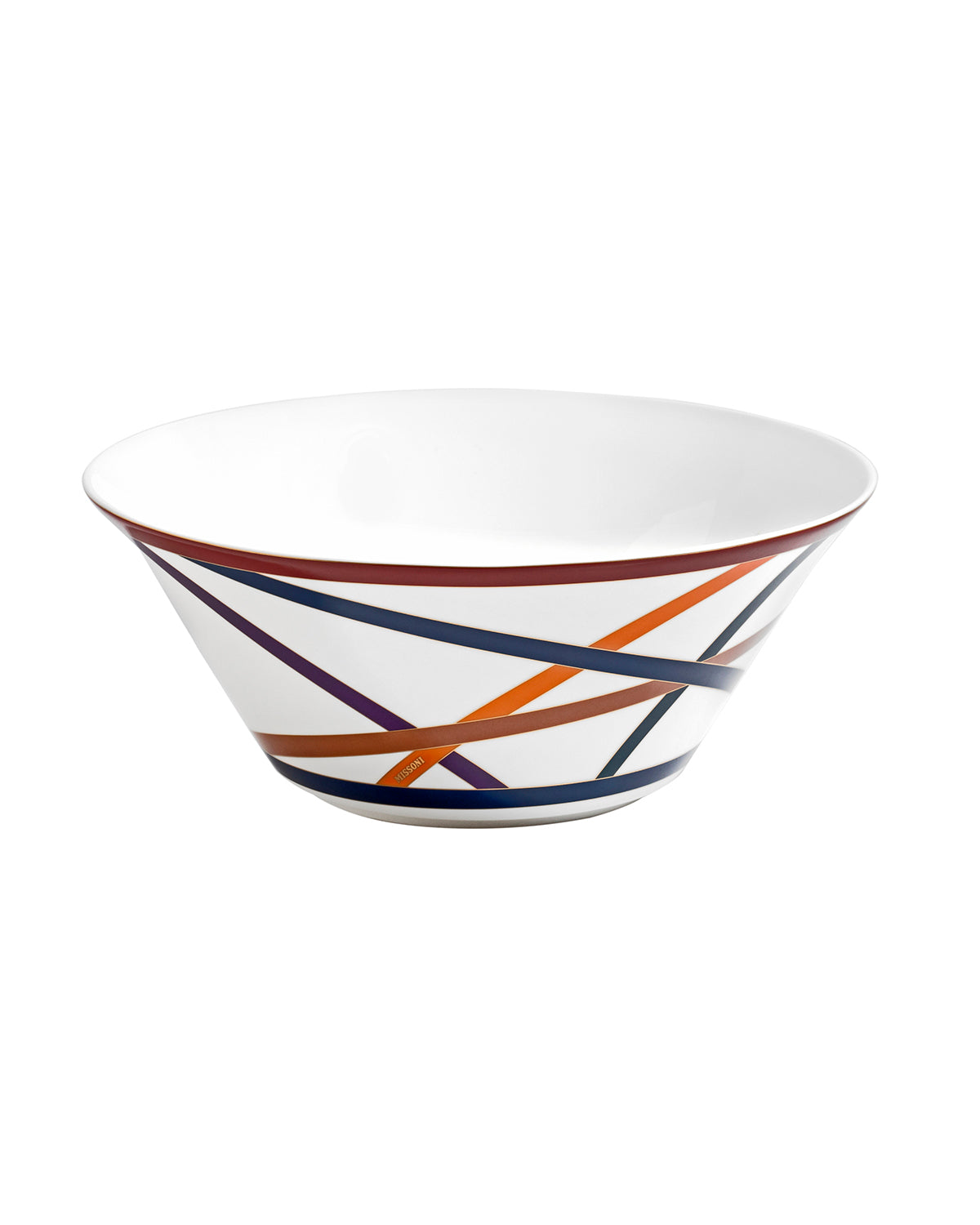 Missoni Home Salad Bowl NASTRI  Multicolor diam. 10.5" x 4.3"
