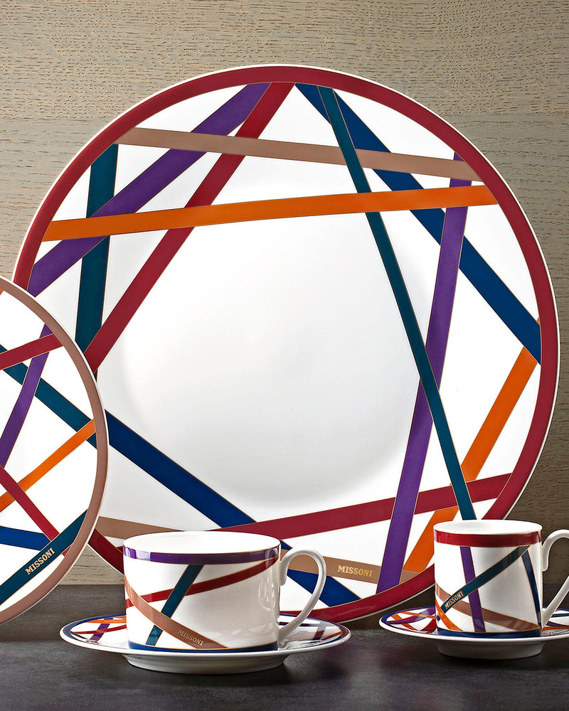 Missoni Home Charger Plate NASTRI  Multicolor diam. 12.5"