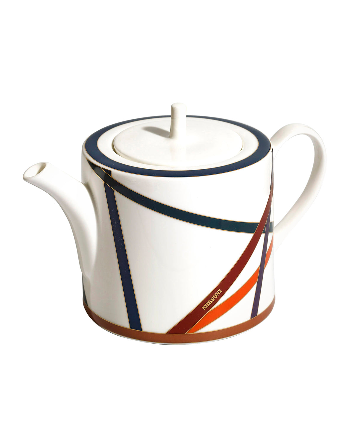 Missoni Home Tea Pot or Coffee Pot NASTRI  Multicolor diam. 4.75", H 5"