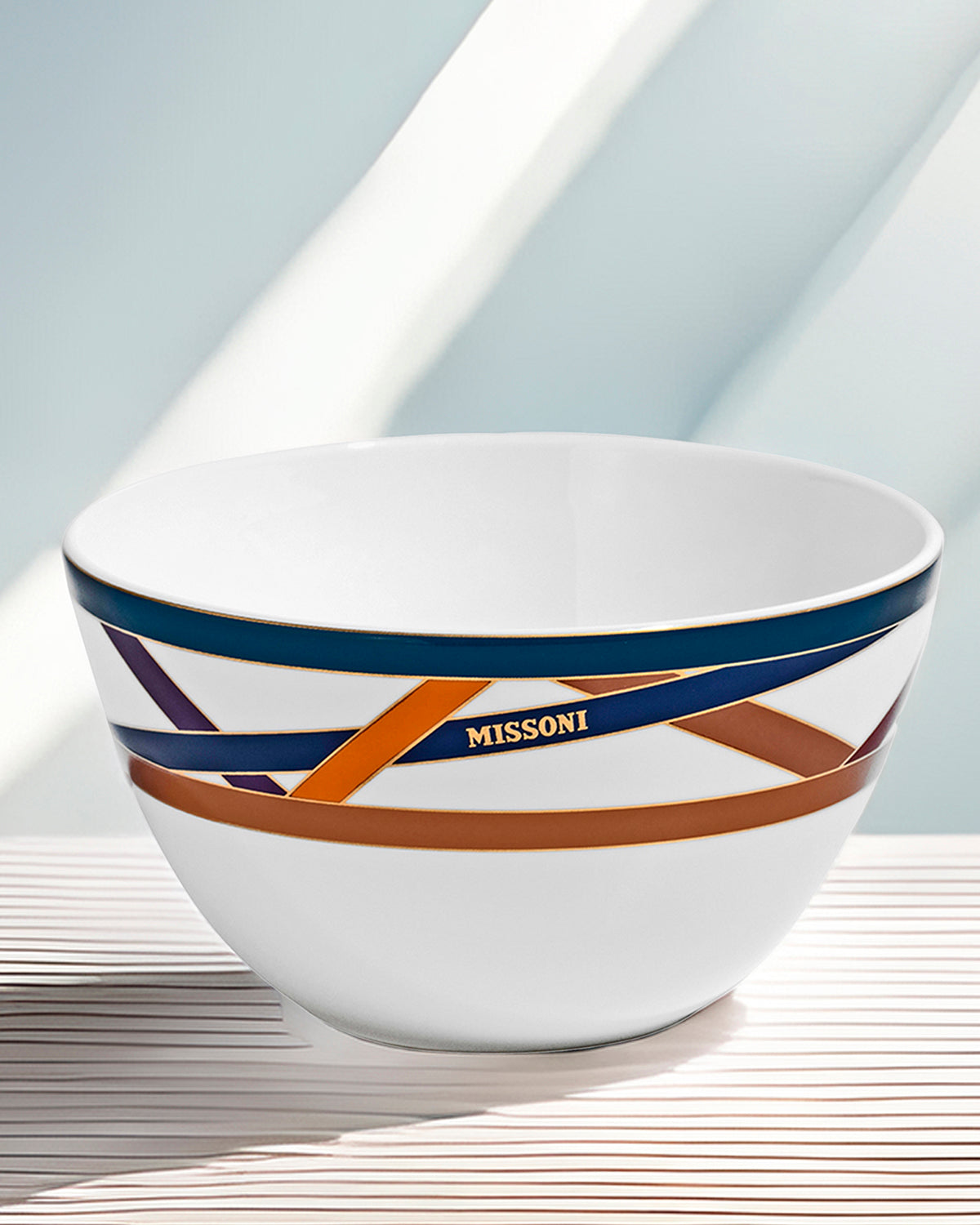 Rice Bowls NASTRI Set of 2  Multicolor diam. 4.5", H 2.3"