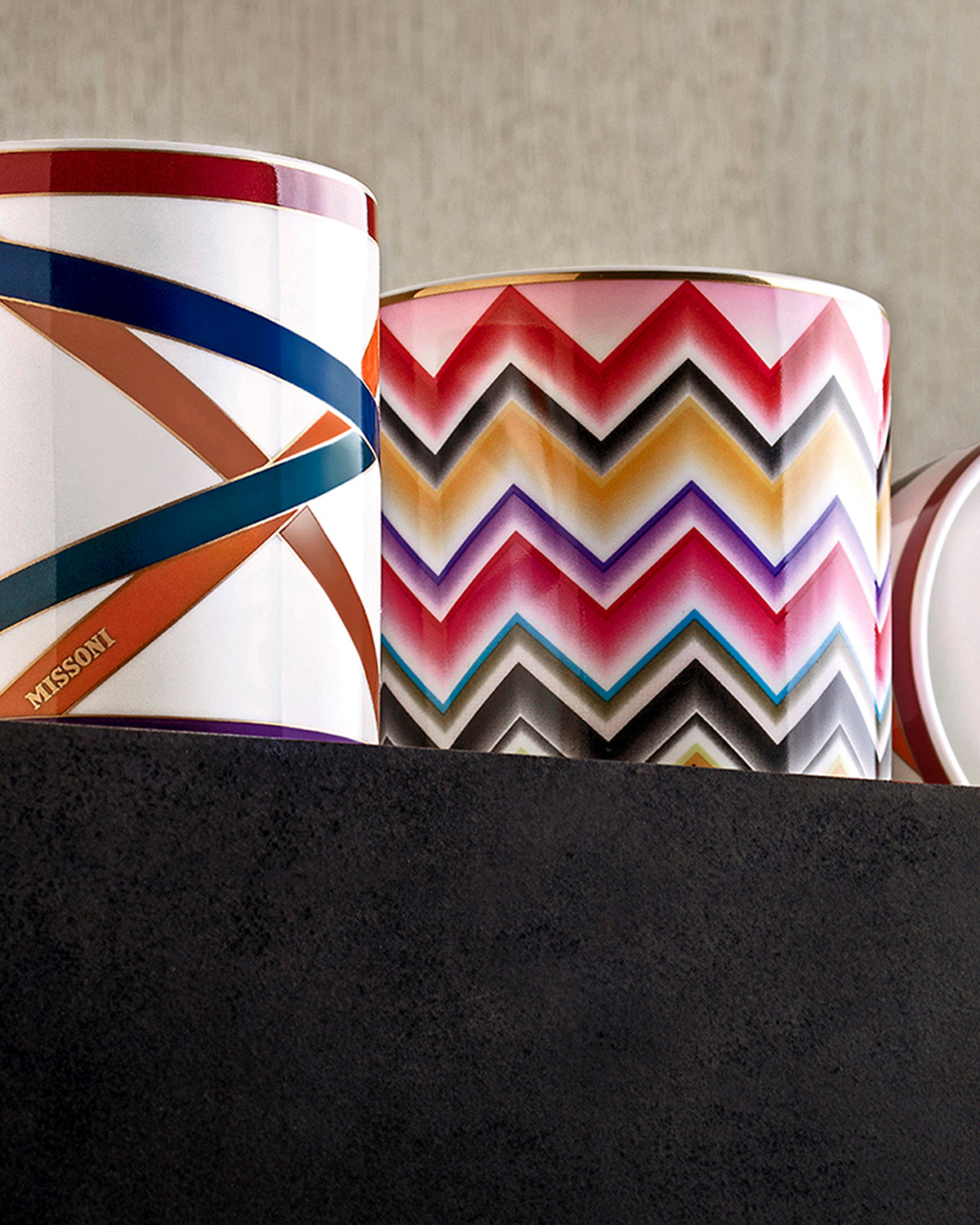 Scented Candle NASTRI 270gr  Multicolor diam. 3.3", H 3.5"