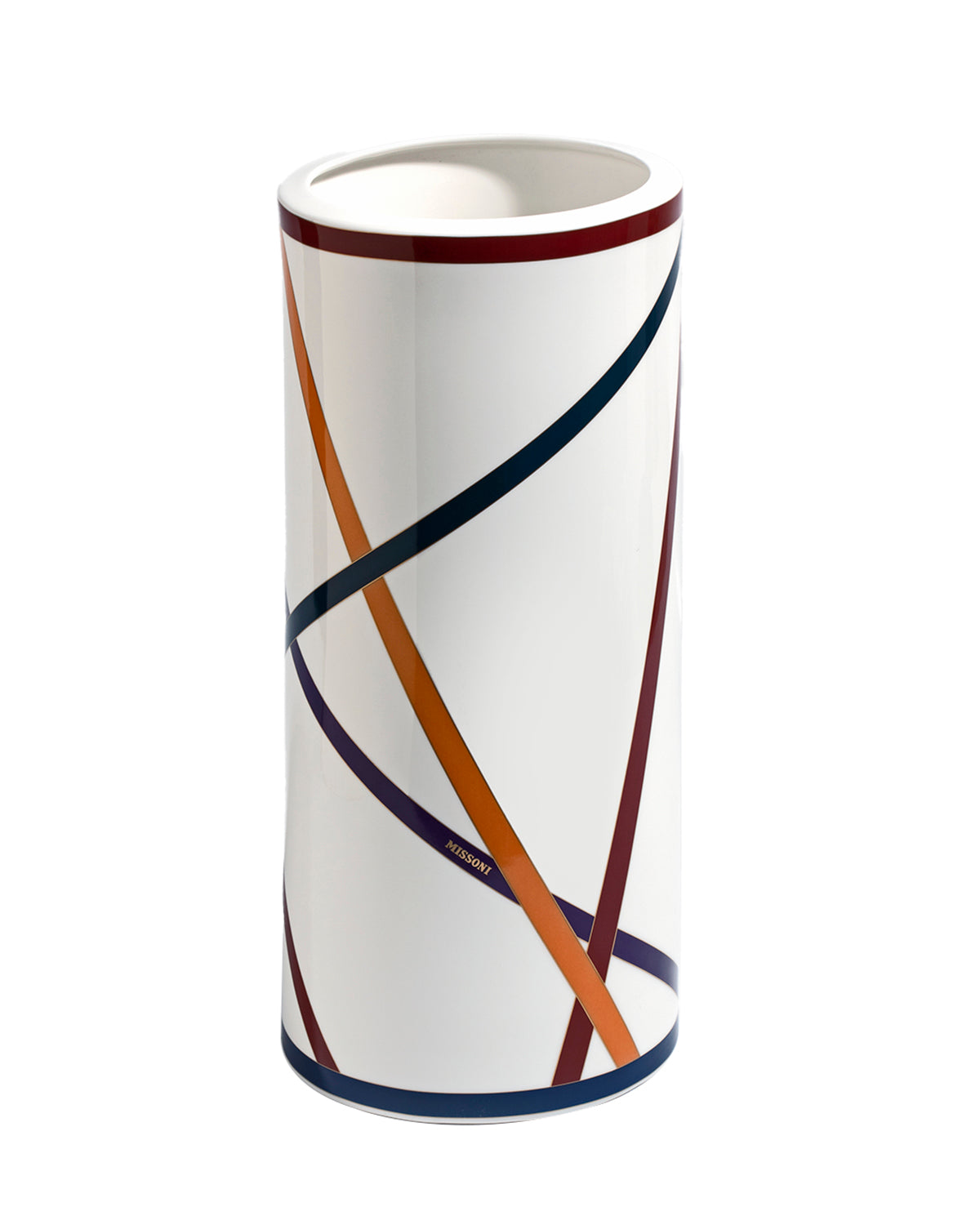 NASTRI MULTICOLOR High Vase - Ø 16* H. 36 Cm