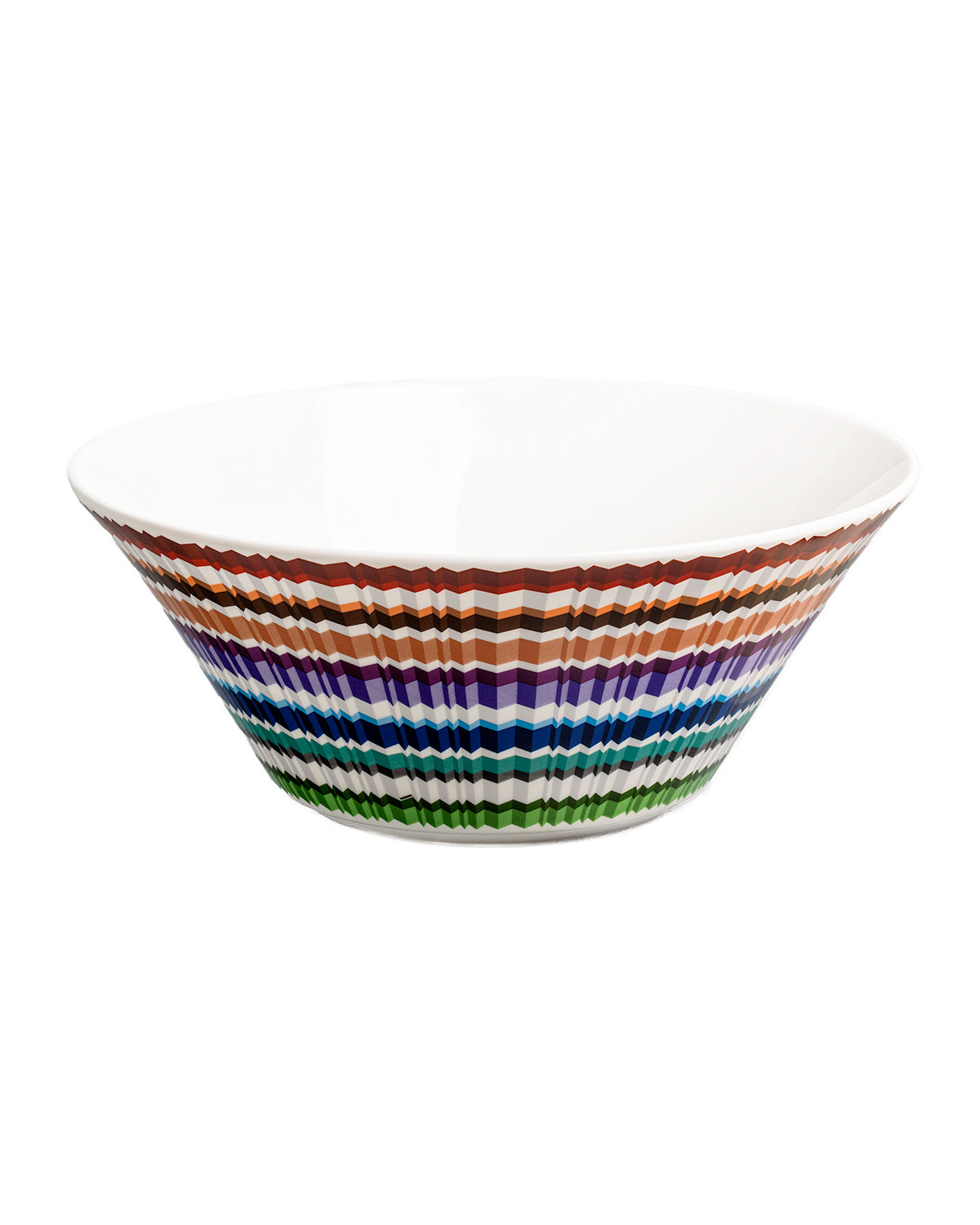 Waves Salad Bowl. Dimensions: Ø 10.43"
