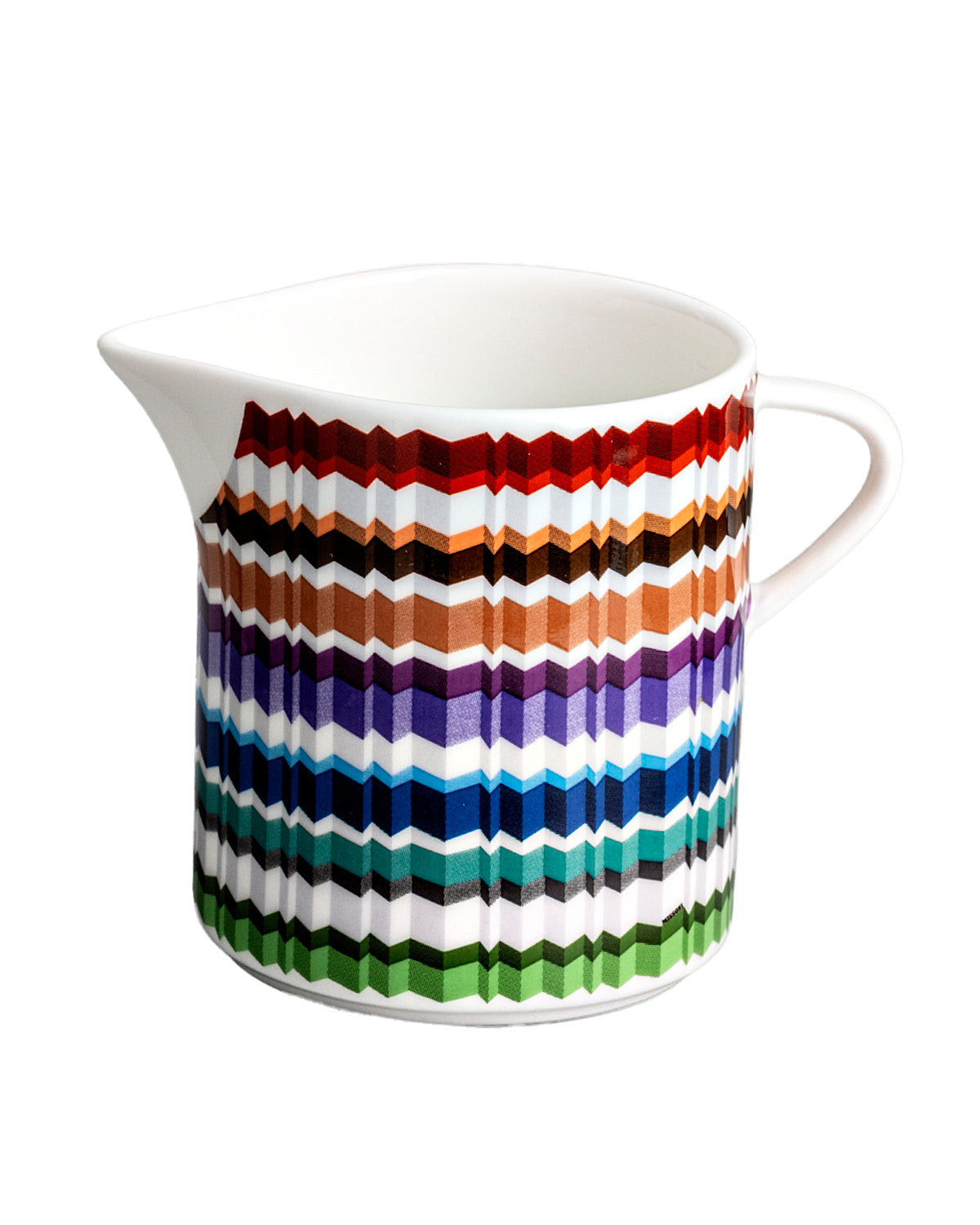 Waves Creamer. Dimensions: Ø 3.54" × H 3.35"