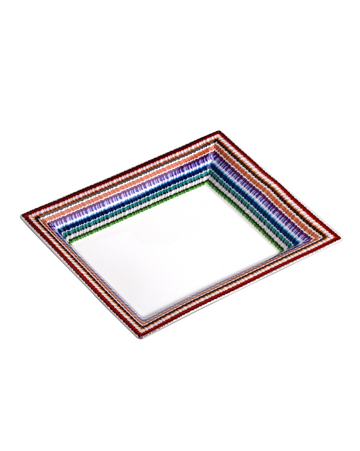 Waves Rectangular Tray in Luxury Box. Dimensions: 8.43" × 6.77"