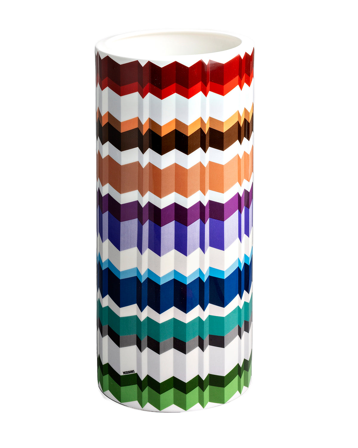 Waves Vase in Luxury Box. Dimensions: Ø 6.3" × H 14.17"