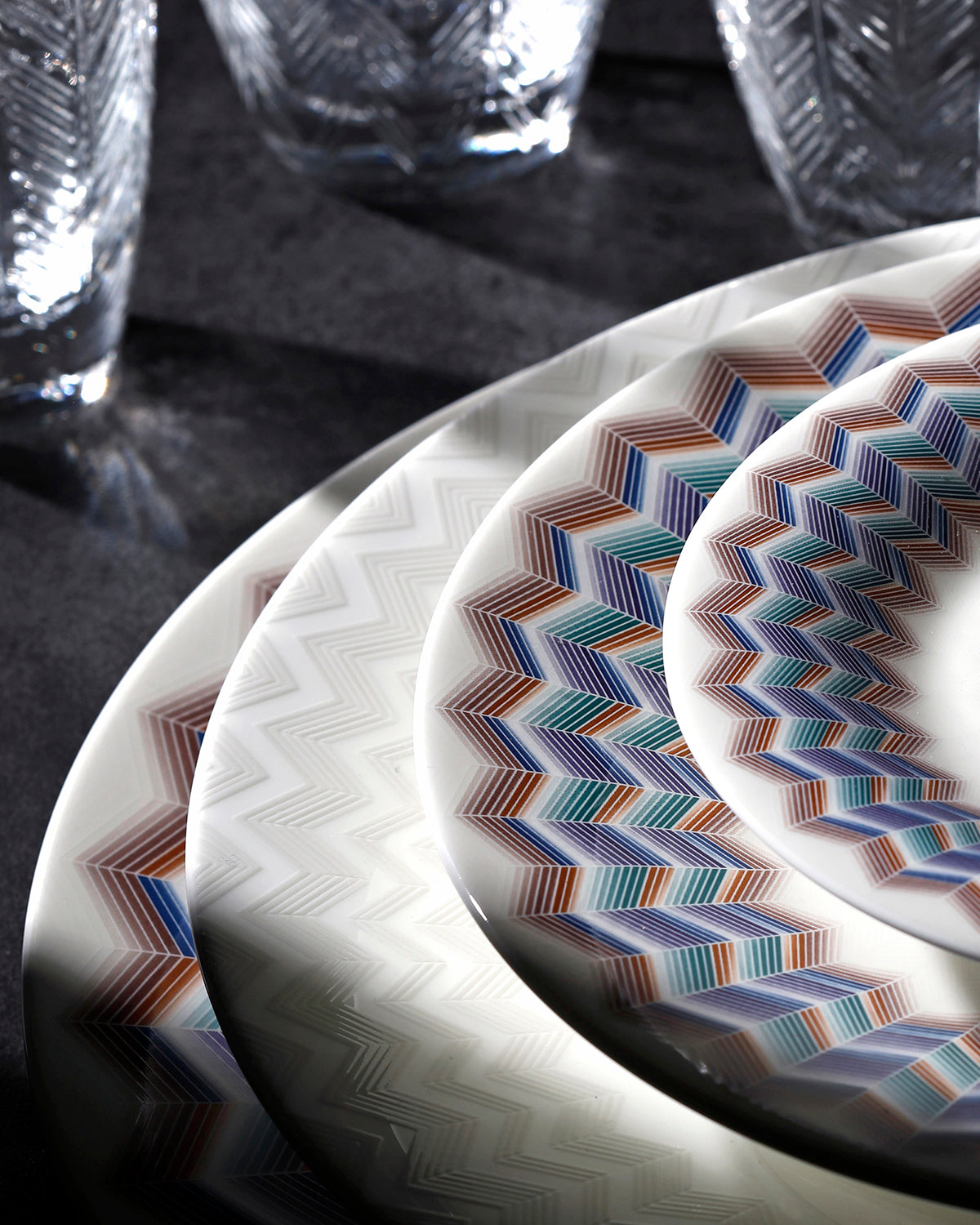 ZIG ZAG JARRIS 148 Oval Dish - Ø 36 Cm