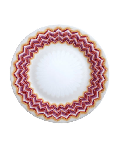 Missoni Home Dessert Plates ZIG ZAG Set of 6 Jarris 156 diam. 8.5"