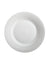 Dinner Plates ZIG ZAG Set of 6  White diam. 10.75"