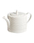 Missoni Home Tea Pot or Coffee Pot ZIG ZAG  White diam. 4.75", H 4.5"