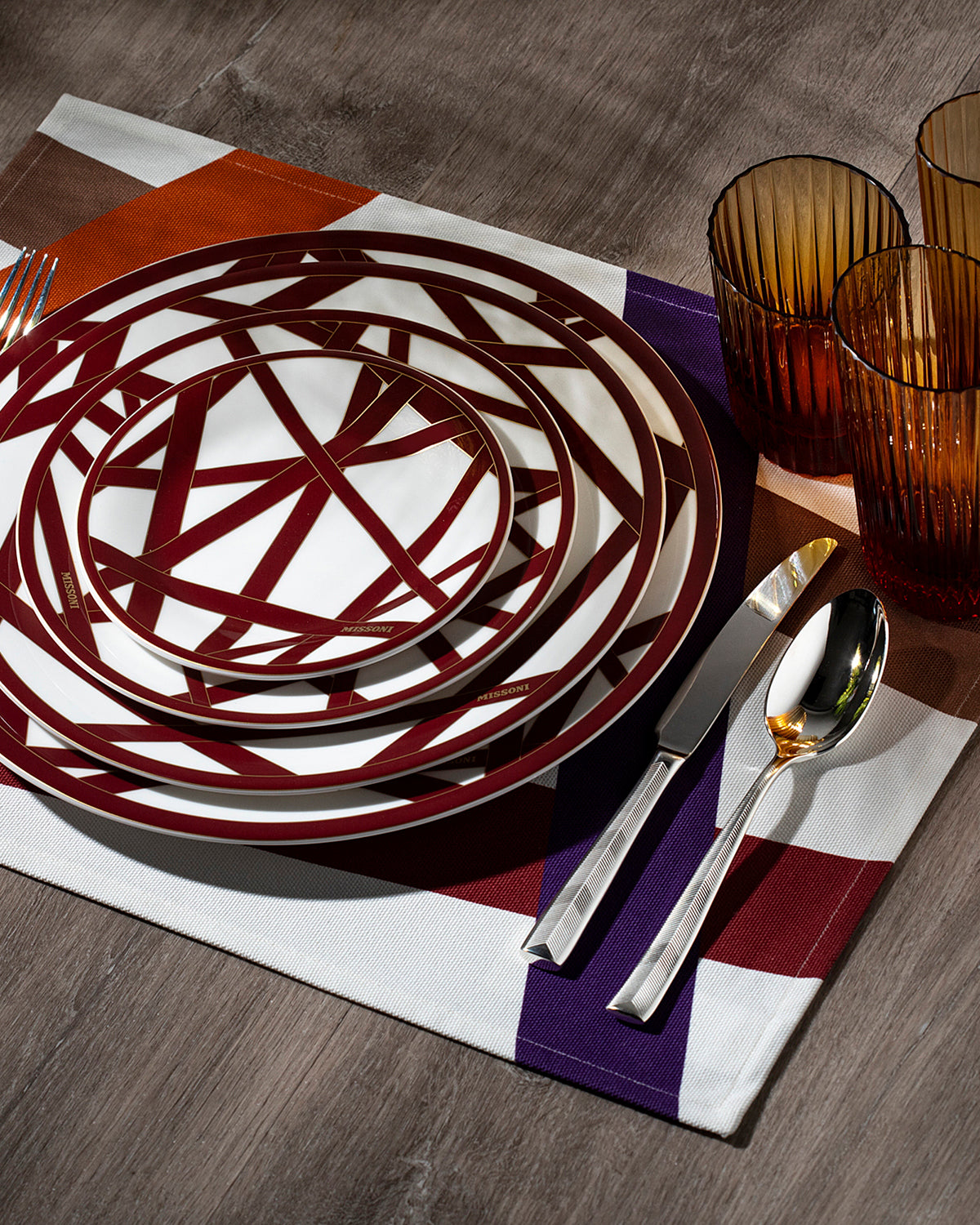 NASTRI MULTICOLOR Placemats Set 2 Pcs. 50x37,5 cm