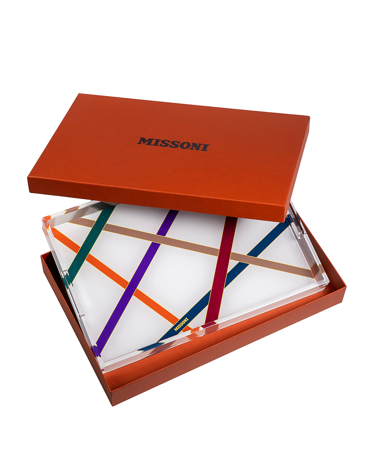 Missoni Home Tray NASTRI MULTICOLOR Large 12 x 18 in