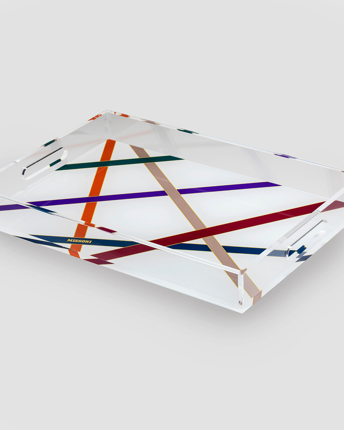 Missoni Home Tray NASTRI MULTICOLOR Large 12 x 18 in