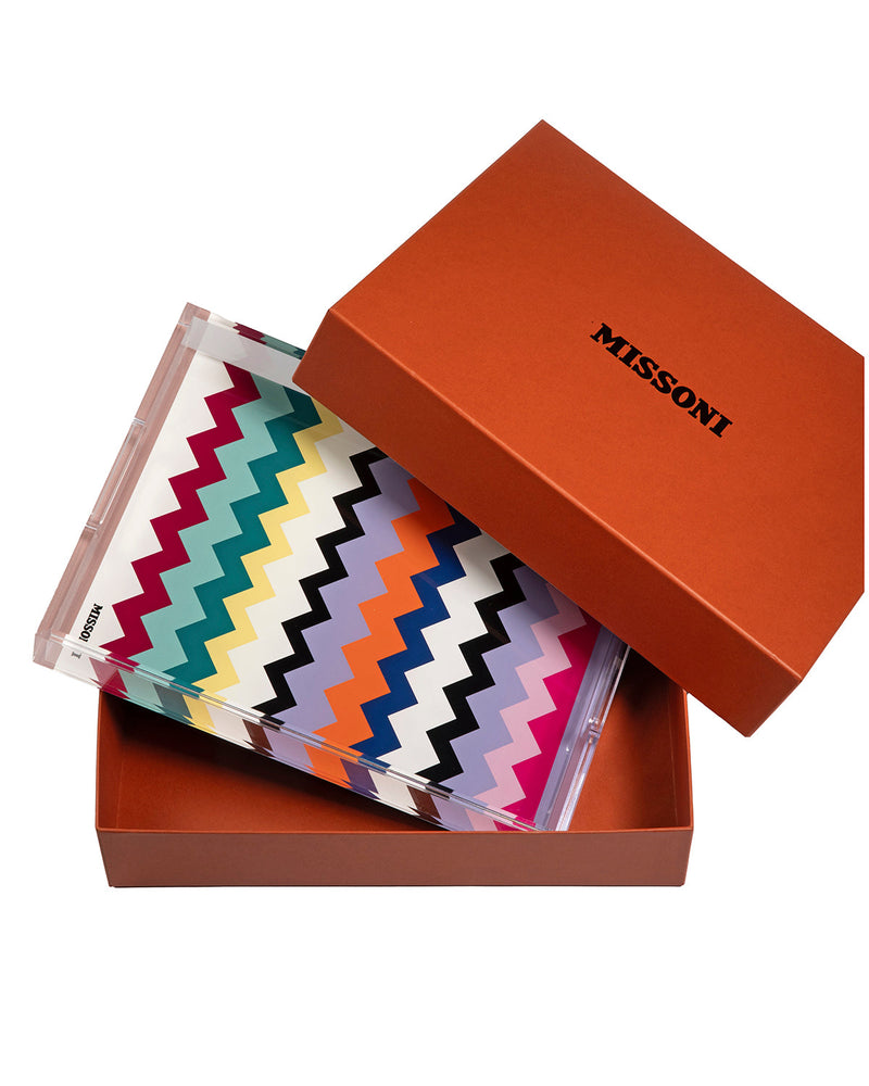 Missoni Home Tray RIVERBERO VASSOIIO MULTICOLOR Medium tray 9.8 x 13.8 in