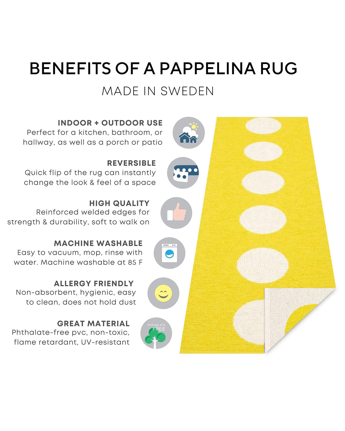 Rug MONO Ochre / Cream