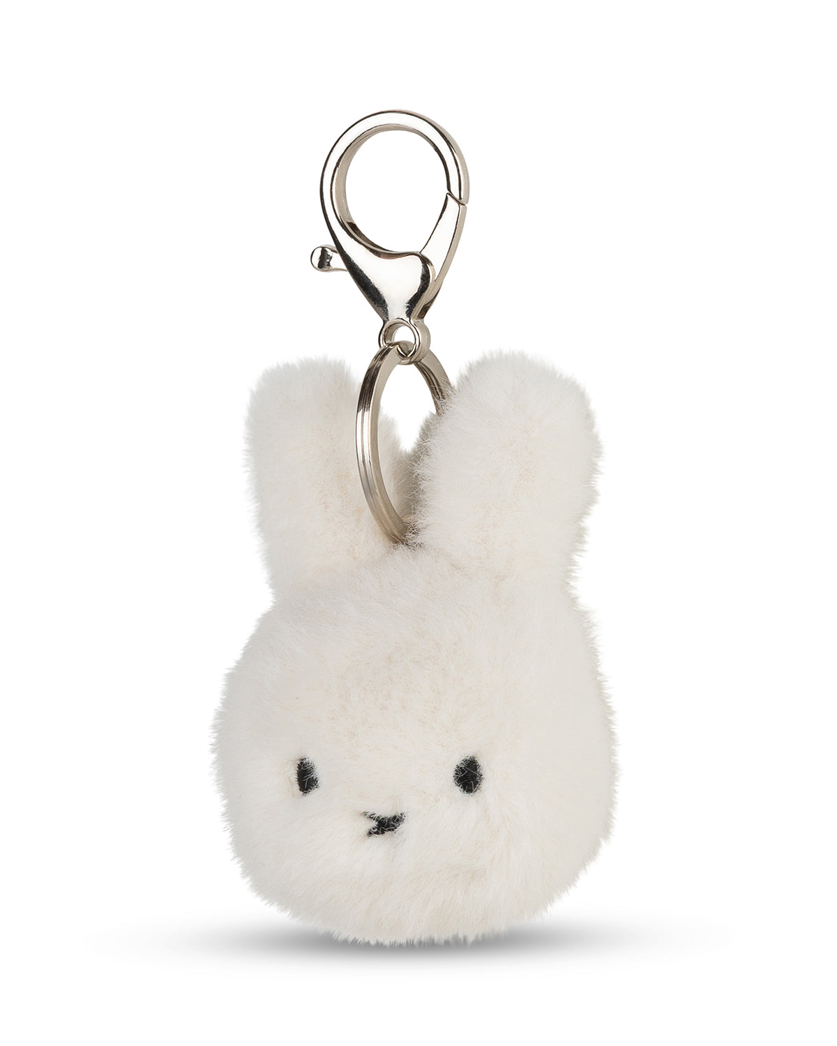 Keychain Miffy ECO Fuzzy Keychain Offwhite  3"