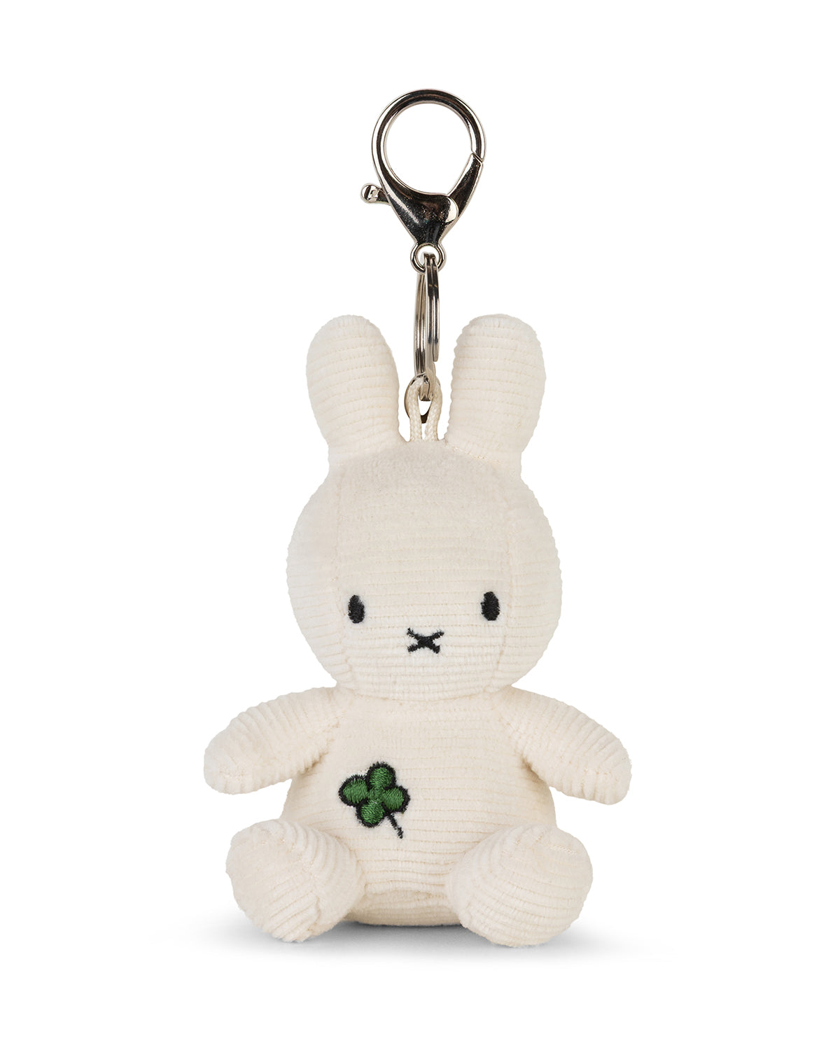 Keychain Miffy Four Leaf Clover Offwhite 4"