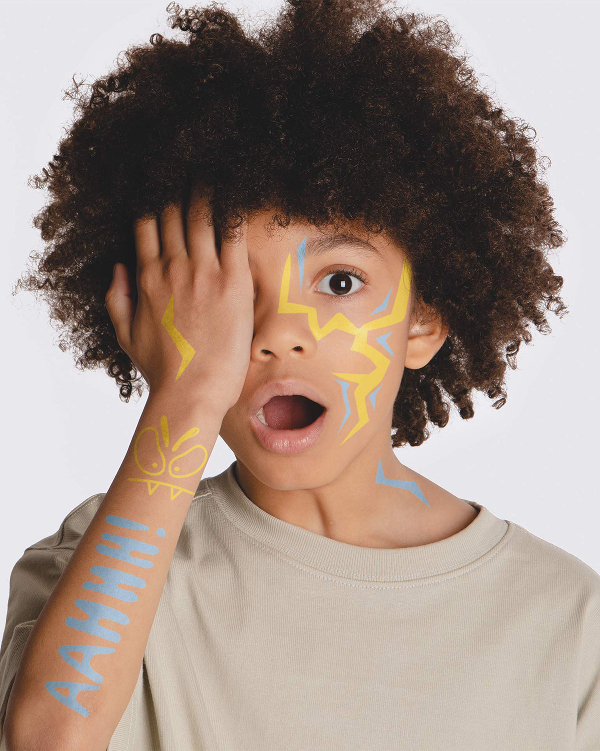 Nailmatic Tattoo Pen Set for Kids MONSTER