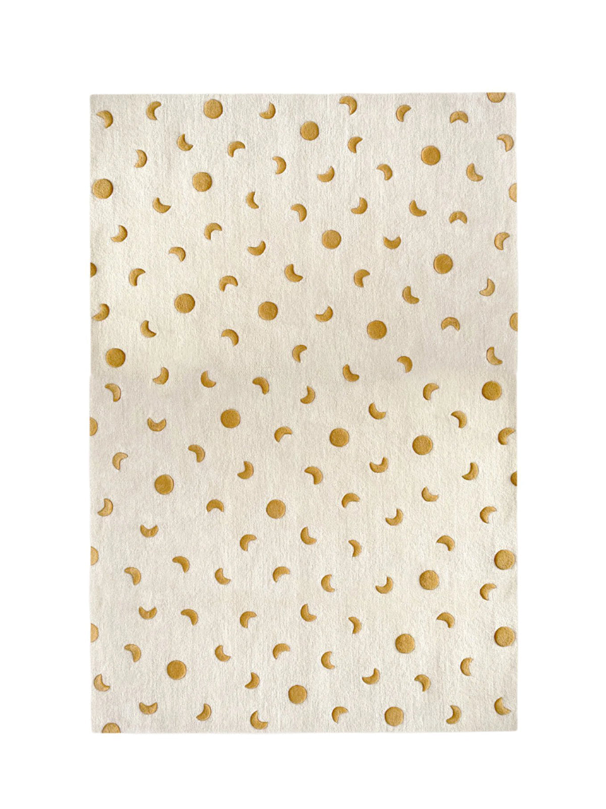 Maison Deux Rug MOONS Cream / Gold 6.5 x 9.8 ft