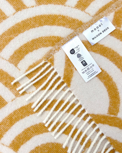 Maison Deux Blanket MOOOI LUCKY O's Amber