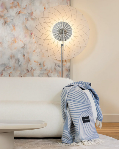 Maison Deux Blanket MOOOI TEHCNO BEE Denim Cream