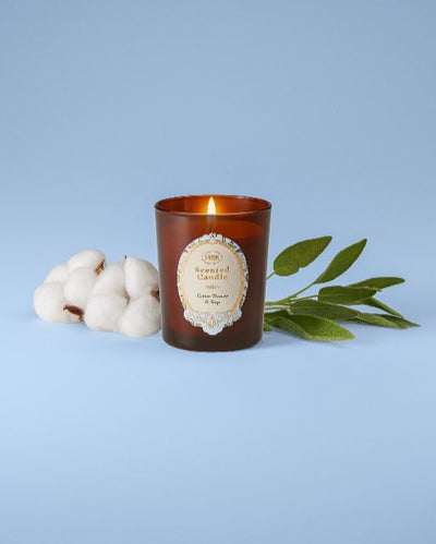 Candle Cotton Flowers & Sage 180gr