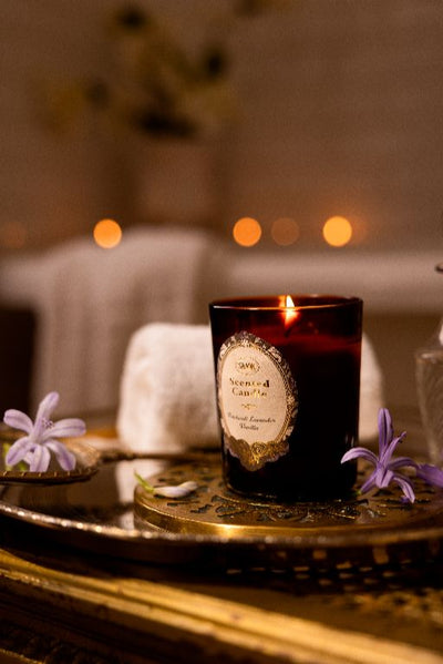 Candle Patchouli Lavender Vanilla 180gr