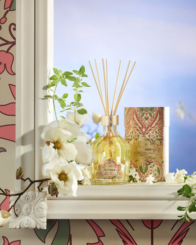 Reed Diffuser AROMA Green Rose & White Magnolia 100ml