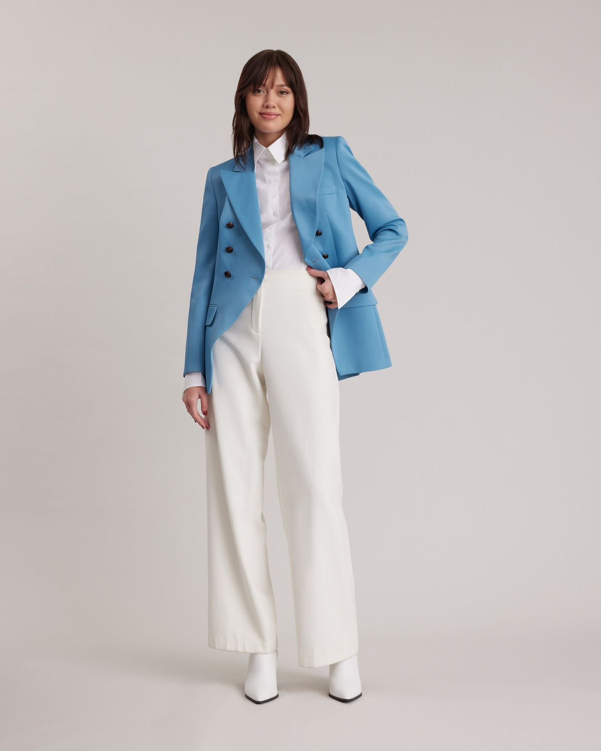 Women's Jacket LONORA Icy Blue Size 42