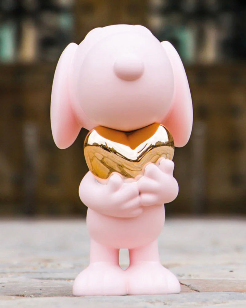 Snoopy HEART - LD Studio - Pastel Pink & Chromed Pink Gold -21.5"