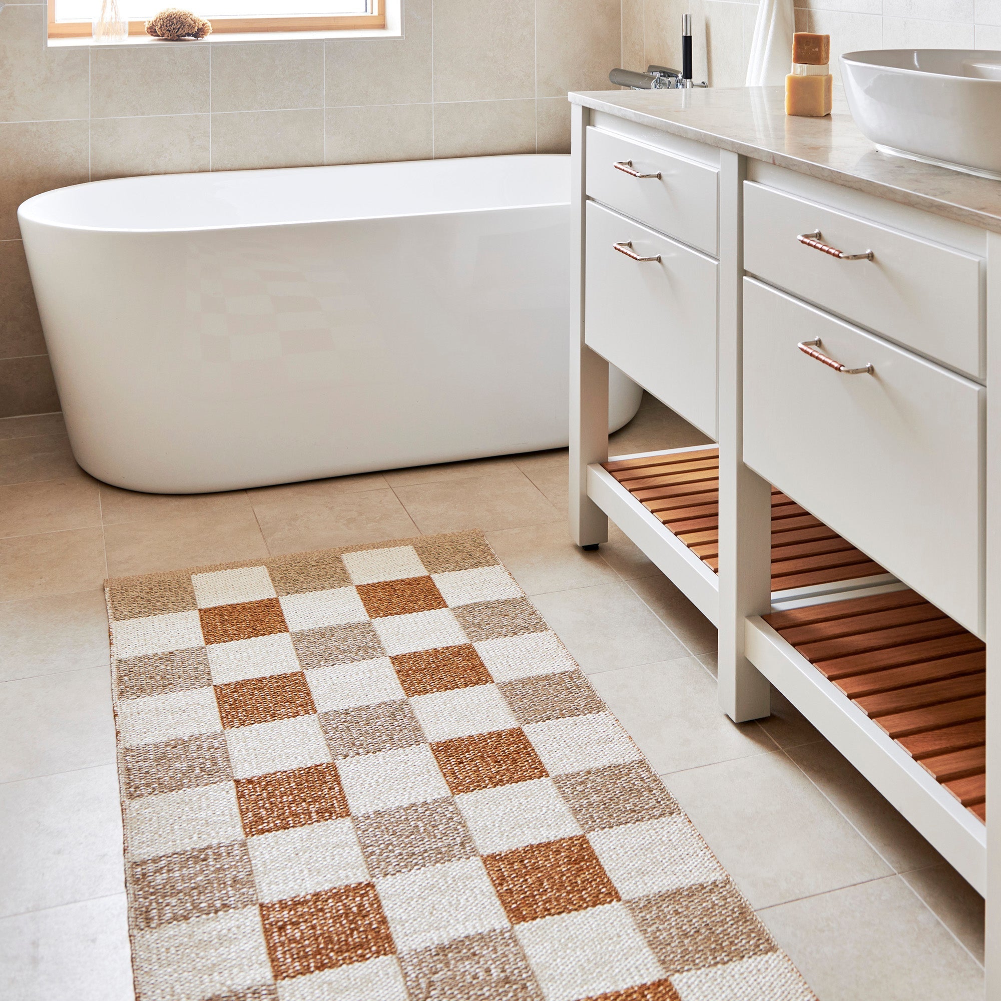 Rug PIX Beige/Vanilla/Ochre 2.25 x 8 ft