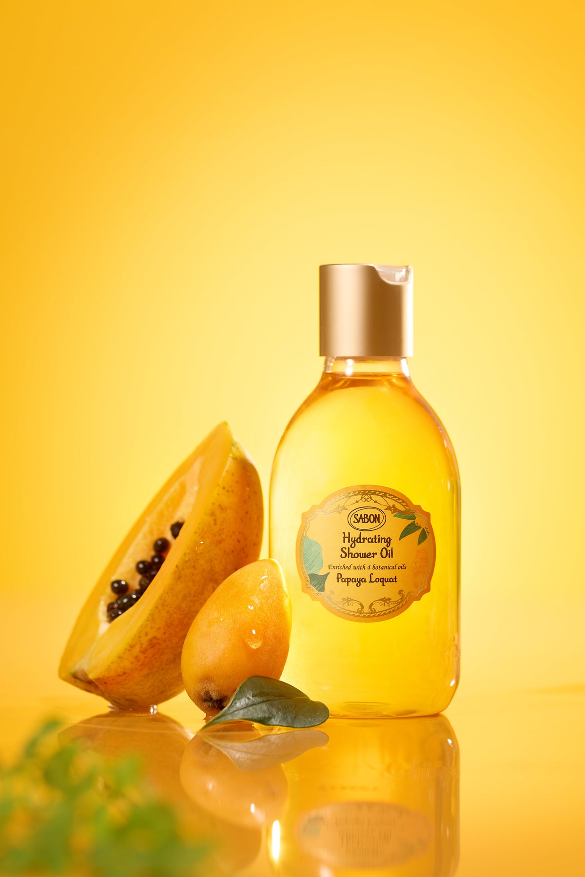 Shower Oil PET 300ml Papaya Loquat