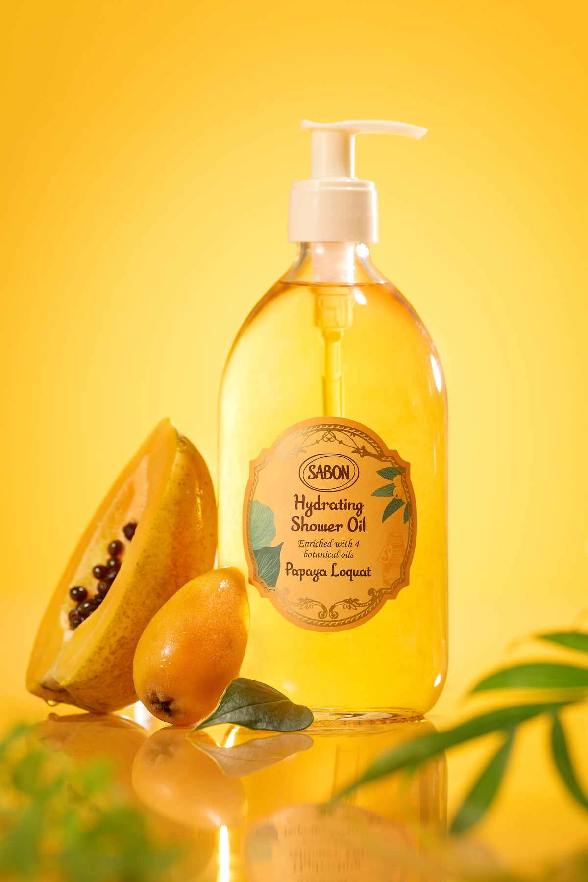 Shower Oil 500ml Papaya Loquat